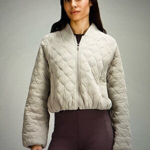 Lululemon Athletica Quilted Puffer Jacket - Gray